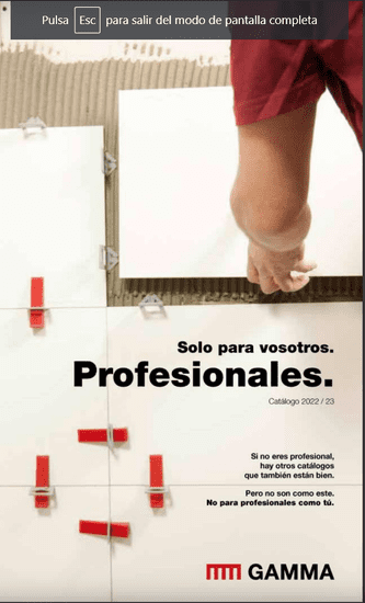 Catalogo profesional Gamma